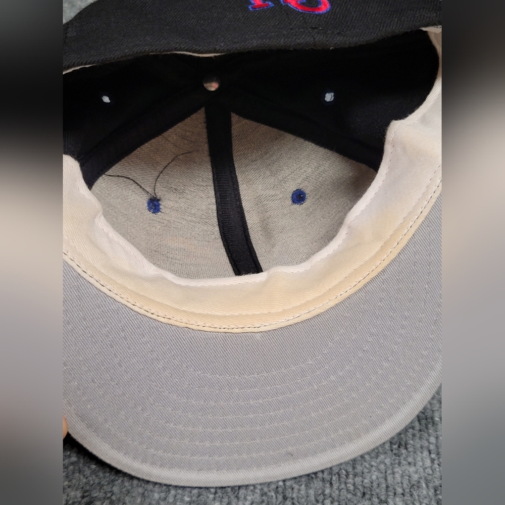 KU Logo Black Hat NEW ERA 5950 Pro Model Made USA 6 7/8 Size Fitted - Picture 6 of 9